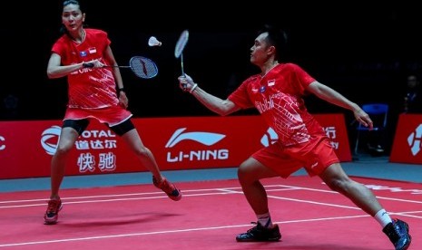 Hafiz Faizal/Gloria Emanuelle Widjaja tersisih setelah menempati peringkat ketiga Grup B BWF World Tour Finals 2019.