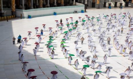 Arab Saudi Siapkan Aturan Terperinci untuk Jamaah Haji. Foto: Haji masa pandemi