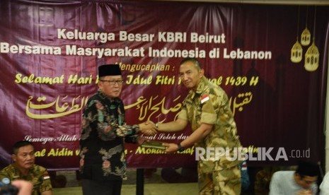 Halal Bihalal masyarakat Indonesia di KBRI Beirut Lebanon.