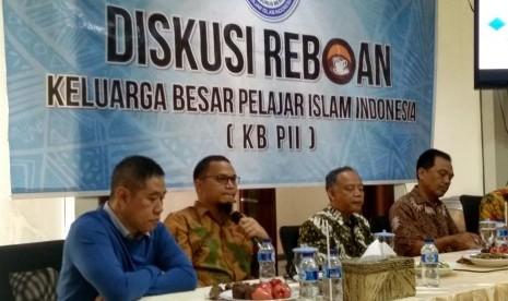 Hanafi Rais dalam acara diksusi di Kantor KBPII, Jakarta, (13/12).