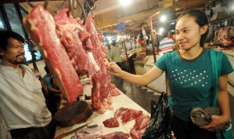 Harga daging masih stabil jelang Idul Adha tahun ini.