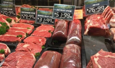 Harga eceran daging sapi premium Australia telah naik secara signifikan selama 2 tahun terakhir.