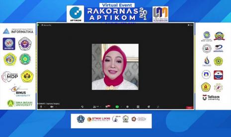 Hari pertama rangkaian kegiatan virtual event Rakornas (Rapat Koordinasi Nasional) Aptikom (Asosiasi Pendidikan Tinggi Ilmu Komputer Indonesia) digelar Senin (1/11). Rakornas ini dibantu oleh Universitas Nusa Mandiri (UNM) sebagai host utama, dan akan melangsungkan kegiatan ini dari 1 November hingga 6 November 2021.