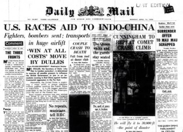 Harian Daily Mail edisi 12 April 1954