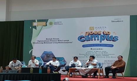 Harita Goes to Campus di Unpar, Jalan Ciumbuleuit, Jumat (8/3/2024).