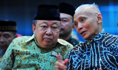 Haryanto Danutirto bersama Wardiman Djojonogero