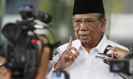 Former chairman of Indonesia's largest Muslim organization Nahdlatul Ulama (NU) Hasyim Muzadi (file photo)