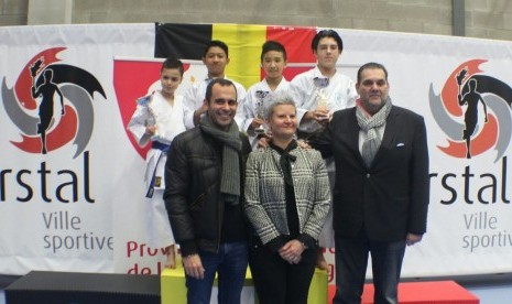 Hazel Ramadhan, siswa SD Bosowa Bina Insani, berhasil menjadi juara pertama lomba karate tingkat internasional di Belgia.