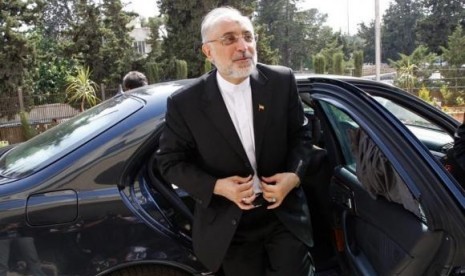 Head of Atomic Energy Organization of Iran Ali Akbar Salehi (file photo)