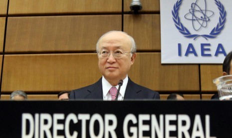 Head the UN's International Atomic Energy Agency, Yukiya Amano (photo file)