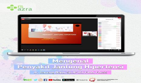 Health Talk di Zoom dan Youtube Live Streaming dengan tema Mengenal Penyakit Jantung Hipertensi