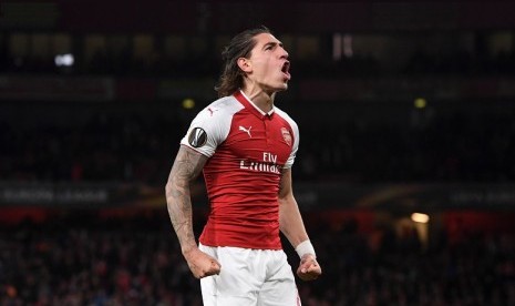 Gelandang Arsenal Hector Bellerin.