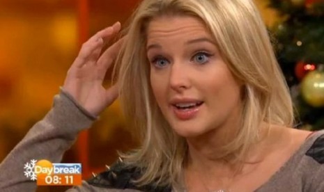 Helen Flanagan, kekasih pemain Manchester City Scott Sinclair