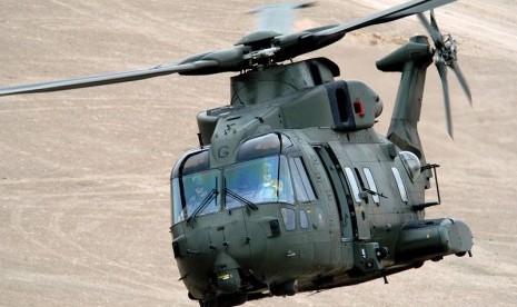 Helikopter AW 101 buatan Italia yang akan dibeli untuk mengangkut presiden RI.