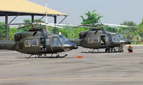 Helikopter Bell 412 EP milik TNI AD