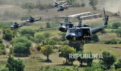  Helikopter Bell 412 milik Pusat Penerbangan Angkatan Darat (Puspenerbad) TNI AD.