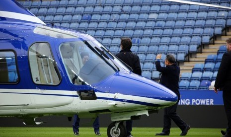 Helikopter pemilik Leicester, Vichai Srivaddhanaprabha.