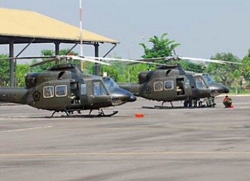 Helikopter Bell 412 EP milik TNI AD