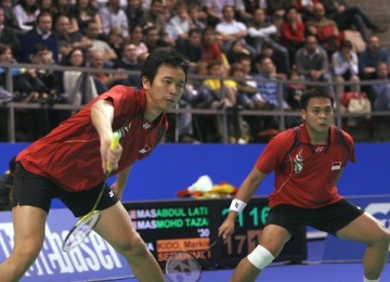 Hendra Setiawan (kiri) dan Markis Kido