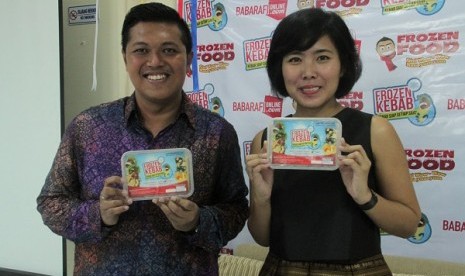 Hendy Setiono & Nilam Sari Saat Peluncuran Frozen Food Baba Rafi & Toko Babarafionline