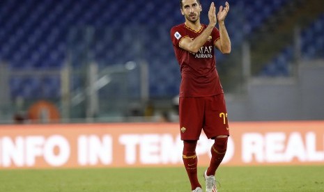 Gelandang AS Roma Henrikh Mkhitaryan.