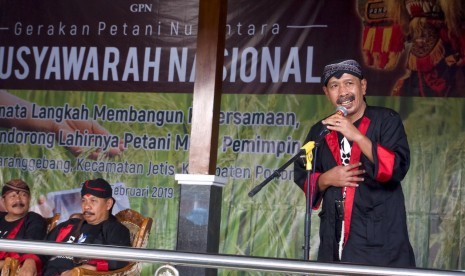 Hermanu Triwidodo selaku ketua umum Gerakan Petani Nusantara (GPN) 