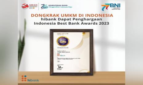 Hibank, meraih penghargaan di ajang Indonesia Best Bank Awards 2023 dengan predikat for The Empowering the MSME Ecosystem Through Banking Solutions kategori KBMI I. 