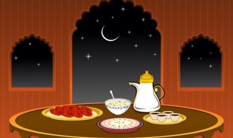 Hidangan saat Ramadhan (ilustrasi)