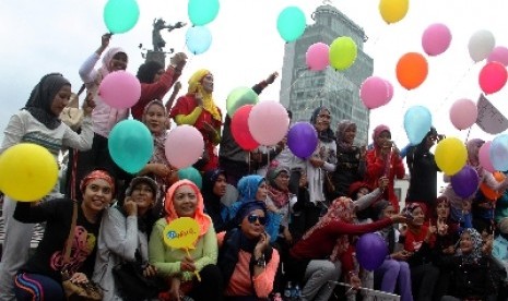 Hijabers Indonesia dipandang menarik di mata fotografer asal AS.