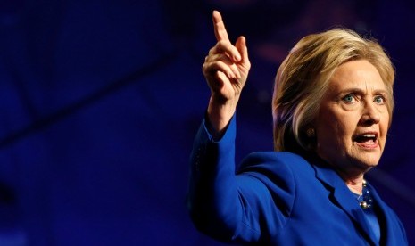 Hillary Clinton, kandidat Presiden AS dari Partai Demokrat.