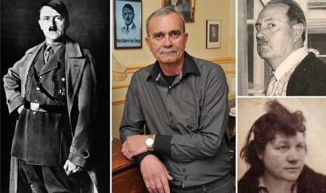 Foto's van Hitler , zon , kleinzoon , en de moeder van zijn zoon 