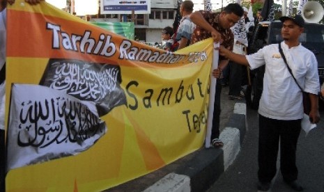 Hizbut Tahrir Indonesia menggelar Tahrib Ramadhan 1435 Hijriah. 