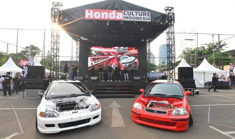 Honda menggelar Honda Culture Indonesia di Cibis Park, Jakarta Selatan, Sabtu (19/10/2024)