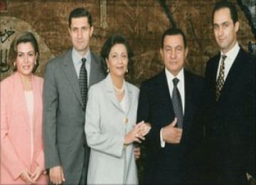 Hosni Mubarak dan keluarga