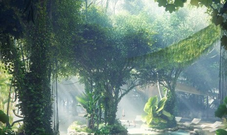 Hotel bernuansa hutan akan dibangun di Dubai