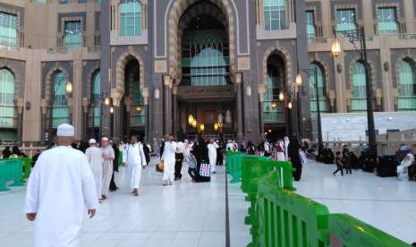 Hotel bintang lima di sekitar Masjid al-Haram, Makkah, Arab Saudi.