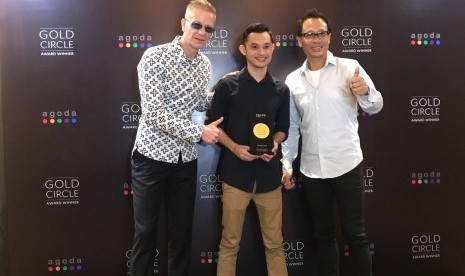 Hotel keluarga ramah wisatawan Muslim, Rhadana Hotel Kuta kembali meraih penghargaan internasional, Agoda Circle Award 2017.