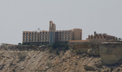 Hotel Pearl Continental (PC) di Gwadar, Balochistan, Pakistan, 11 April 2017.