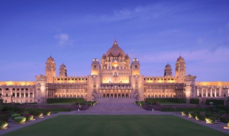 Hotel Umaid Bhawan Palace di India.