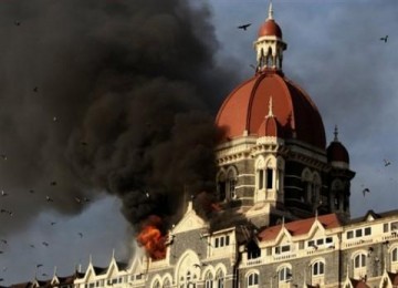 Hotel Taj Mahal di Mumbai, India yang menjadi sasaran serangan teroris 27 November 2008.