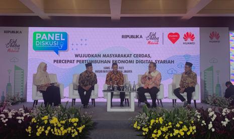 Huawei Indonesia bersama Republika menggelar acara Semarak Berbagi Kurban untuk Negeri di Masjid Pondok Indah, Kamis (22/6/2023). 