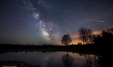 Hujan meteor Eta Aquariids. 