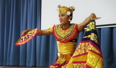 I Gede Eka Riadi, penari Bali yang jadi duta budaya di KBRI Canberra, Australia.