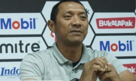 Pelatih PSS Sleman, I Putu Gede.