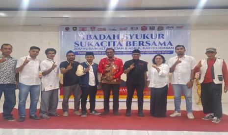 Ibadah Syukur bersama  Jou Husain Alting Sjah dan Asrul Rasyid Ichsan (HAS)