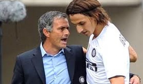 Ibrahimovic dan Jose Mourinho