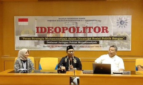 Ideopolitor yang digelar Majelis Pendidikan Kader Pimpinan Wilayah Muhammadiyah Yogyakarta Sabtu (10/11).