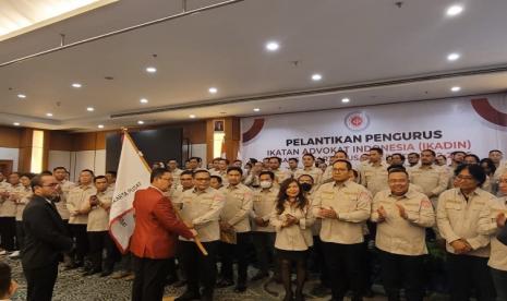 Pelantikan Pengurus DPC Ikadin Jakarta Pusat Masa Bakti 2022-2026, di Jakarta, Jumat (23/9/2022). Pelantikan Pengurus DPC Ikadin Jakarta Pusat Masa Bakti 2022-2026, di Jakarta, Jumat (23/9/2022). Ikadin mengajak para advokat mendukung Peradi 