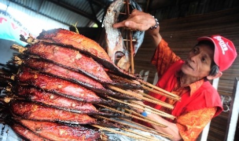 Ikan Cakalang Fufu, makanan khas Manado.