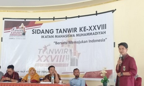 Ikatan Mahasiswa Muhammadiyah (DPD IMM) DKI Jakarta mengikuti Sidang Tanwir IMM Ke-28 di Mataram, Jumat (7/2).